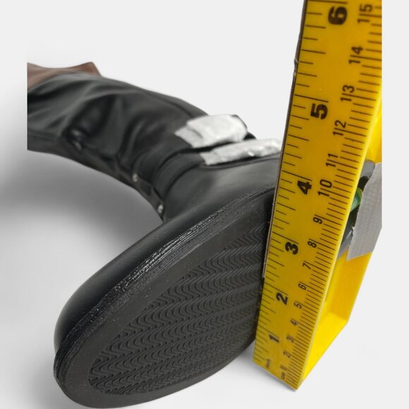 Arizona Riding Boots Black Brown 2 Tone Tall Memory Foam insulated Size 8.5 - Picture 9 of 11